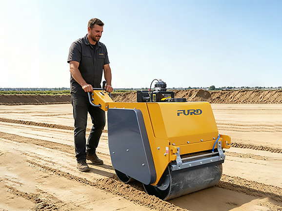 FYLJ-S600C 550kg walk behind road roller