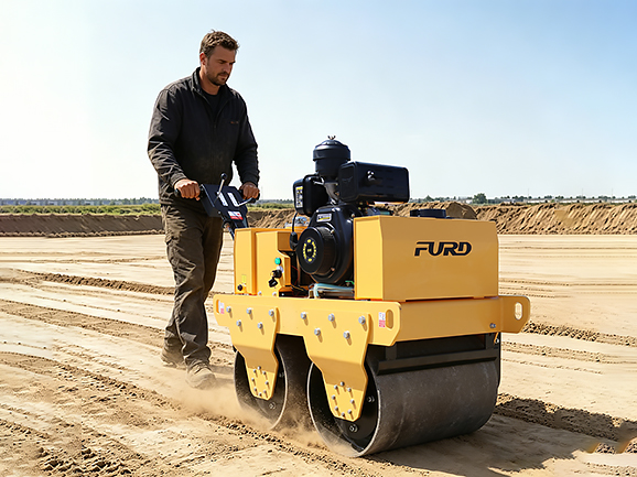 FYL-S600 double drum road roller