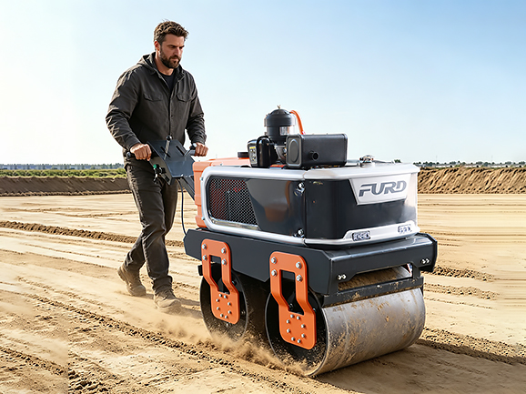 FYL-S600P 550kg Hand Held Road Roller