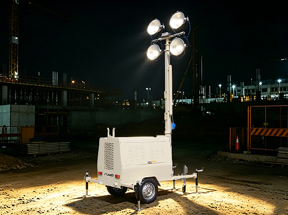 FZMDTC-1000B 9M Trailer Light Tower
