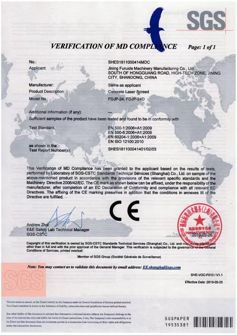 Certification